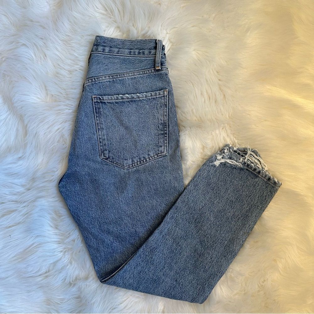 AGOLDE Riley High Rise Straight Crop Jeans - Picture 4 of 7